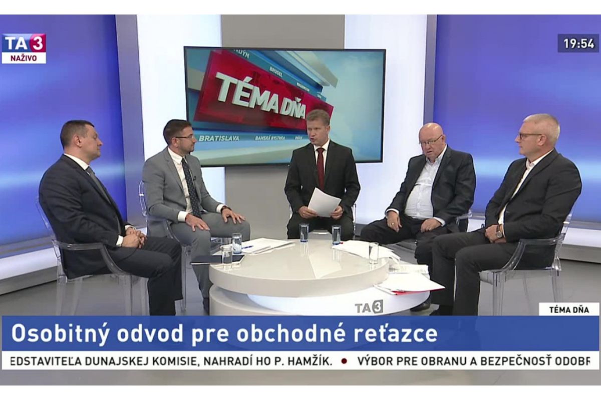 TA3 - TÉMA DŇA: Osobitný odvod pre obchodné reťazce