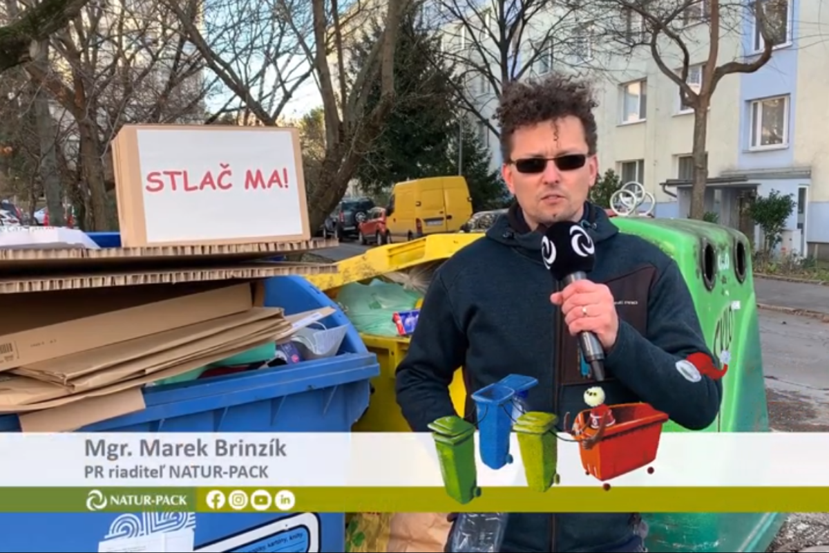 STLÁČANIE obalov pomôže triedenému zberu