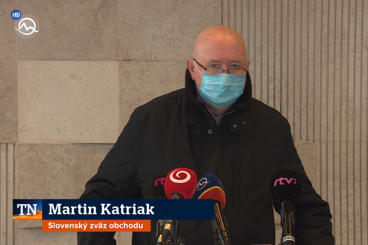 Slovensko: Predaj výrobkov dennej potreby